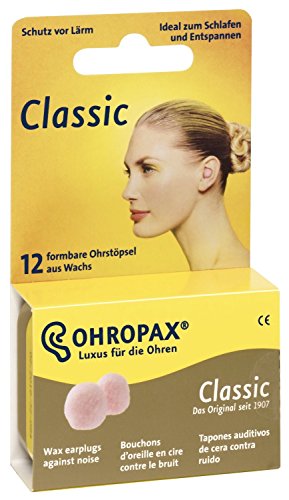 Ohropax Classic - Tapones para los oídos, 12 piezas