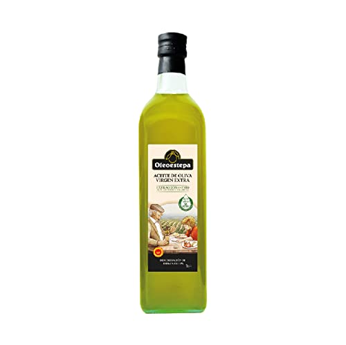 OLEOESTEPA - Aceite de Oliva Virgen Extra - SIN FILTRAR - Botella 1 Litro