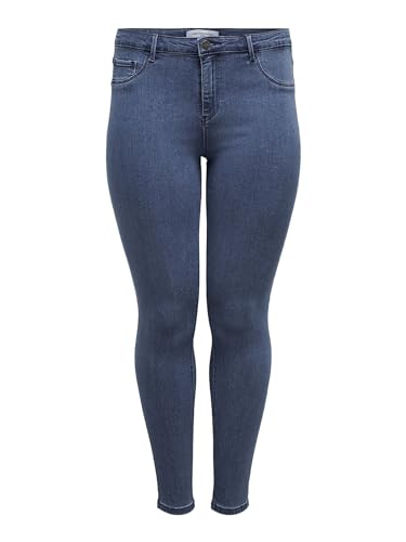 ONLY Carmakoma Carthunder Push Up Reg SK Jeans MBD Noos Vaqueros Skinny, Azul (Medium Blue Denim Medium Blue Denim), W40 (Talla del Fabricante: 52) para Mujer