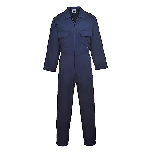 Portwest S999 Mono De Trabajo De Polialgodón Euro Workwear Para Hombre Azul Marino, L