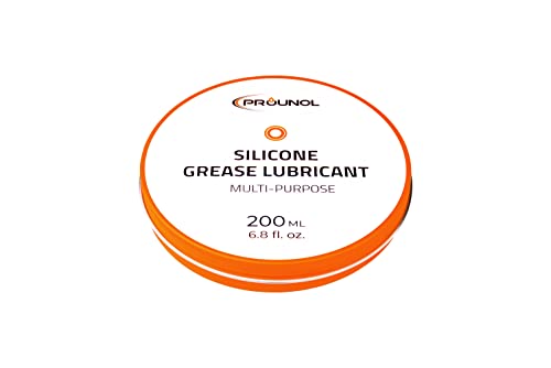 Prounol 100% Grasa de Silicona, Grasa (Crema) dieléctrica de Uso General, Grasa de Caucho HT Impermeable. 200 ml