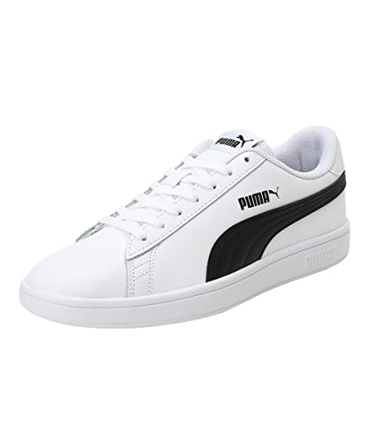 PUMA SMASH V2 L, Zapatillas Deportivas Unisex adulto, Blanco (White Black), 43 EU