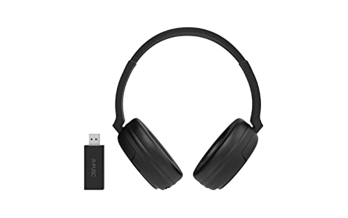 R-Music - RM311012 - Auriculares inalámbricos con Receptor USB - 7H de autonomía - Negro