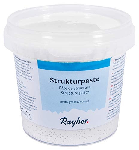 Rayher Pasta Estructural, Surtido, Gruesa, Bote 500g, 500