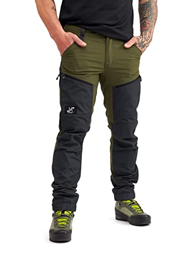 RevolutionRace RVRC GP Pro Pants para Hombre, Dark Olive, M