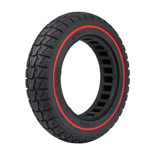 Ruedas para Patinete Electrico, 10 Pulgadas Rueda Maciza Patinete Compatible con Xiaomi Ninebot F30 F40 Soflow So6, 10" Neumatico Tubeless Patinete, Rueda de Repuesto Antipinchazo Scooter