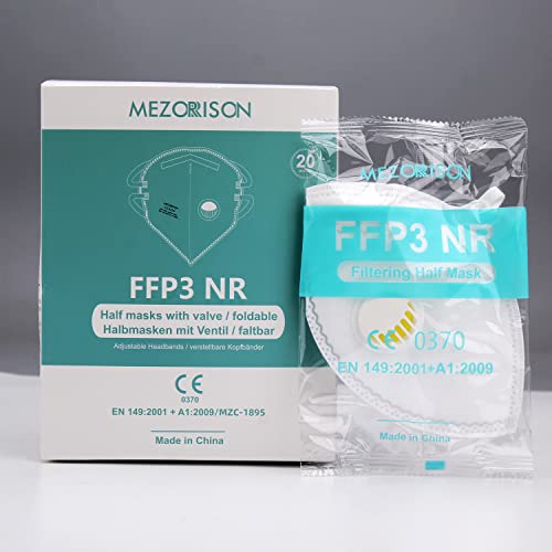 SESCO Mezorrison FFP3 - Mascarilla con válvula (20 unidades)