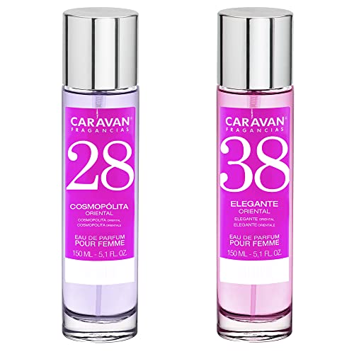 Set de 2 Perfumes Caravan Para Mujer Nº38 y Nº 28