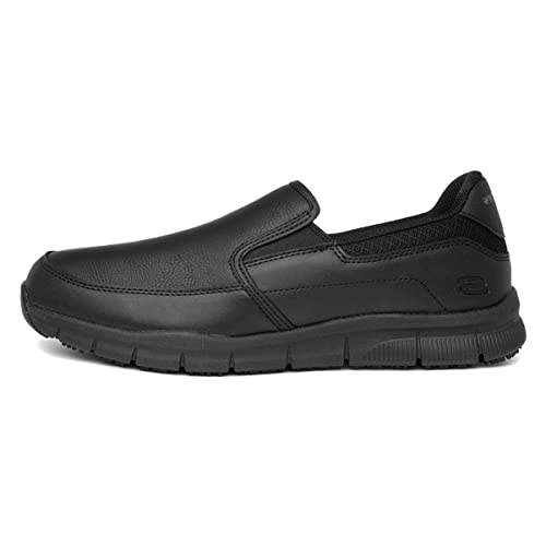 Skechers Nampa Groton, Mocasines Hombre, Black, 45 EU