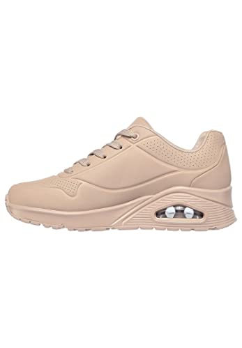 Skechers Uno - Stand On Air, Zapatillas Mujer, Sand Durabuck, 39 EU