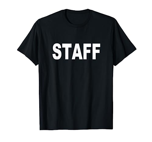 Staff Personal de Seguridad Uniforme Profesional Vigilancia Camiseta