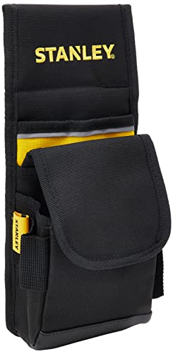 STANLEY 1-93-329 - Portaherramientas de Nylon para cinturón, Negro/ Amarillo