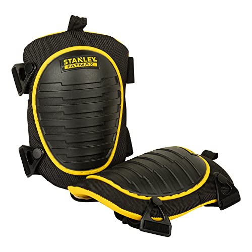 STANLEY FATMAX FMST82961-1 Rodilleras duras FatMax, unisex, Negro, Amarillo.