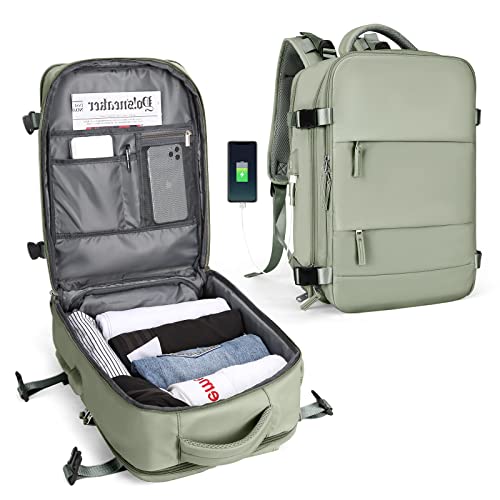 SZLX mochila de viaje para mujer, de transporte, mochila de senderismo, impermeable para deporte al aire libre, mochila informal para la escuela, bolsa para computadora portátil