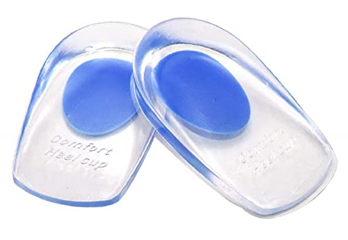 Talonera silicona para hombre fascitis plantar, plantillas gel mujer y hombre, plantillas para los pies dañados para todo tipo de zapatos, plantillas para calzado de hombre y mujer (1x HOMBRE)