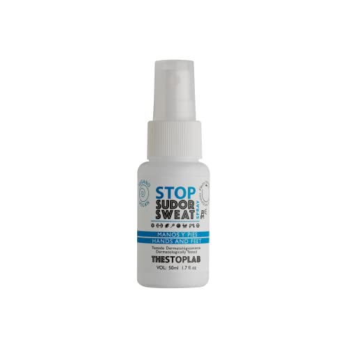 THESTOPLAB - Stop Sudor Manos y Pies Spray, Mejora el Agarre y Evita la sudoración, 50ml