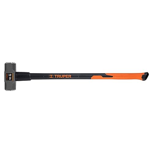 Truper MD-10F, Marro octagonal, mango de fibra de vidrio 36", 10 Lb