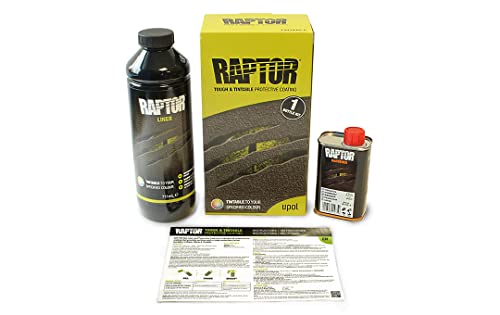 U-POL - RAPTOR SUPER RESISTENTE 2K KIT TINTABLE 1 LT