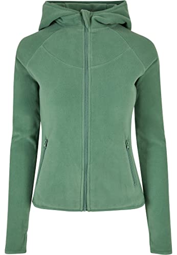 Urban Classics Ladies Polar Fleece Zip Hoody Sudadera, Salvia, XXL para Mujer