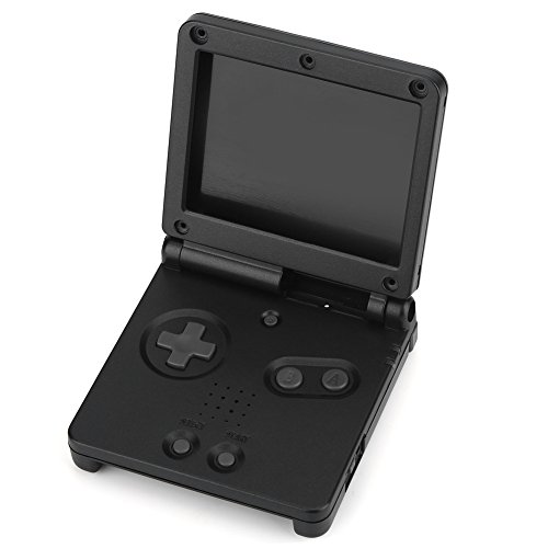 Vbestlife Cubierta de la Caja Protectora de ABS para Nintendo Game Boy Advance GBA SP Kit de Piezas de Reparación de la Cubierta de la Caja Protectora de ABS. (Negro)
