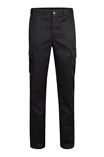 VELILLA 103001, Pantalón Multibolsillos, Color Negro, Talla 42