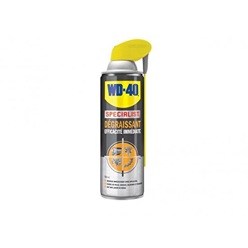 WD-40 Specialist • Desengrasante • Spray de doble posición • Eficacia inmediata • Sin residuos • Disuelve grasa, aceites y suciedad diversos • 500 ml