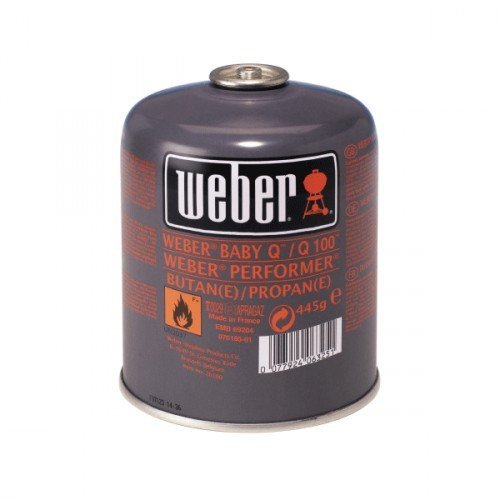 Weber - Bombona de gas de tamaño pequeño (445 g) para serie 1000-1200-Go Anywhere – 1 unidad