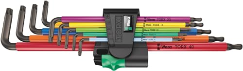 WERA-05024480001-967/9 TORX XL Multicolour 1 - Juego de llaves acodadas, versión larga