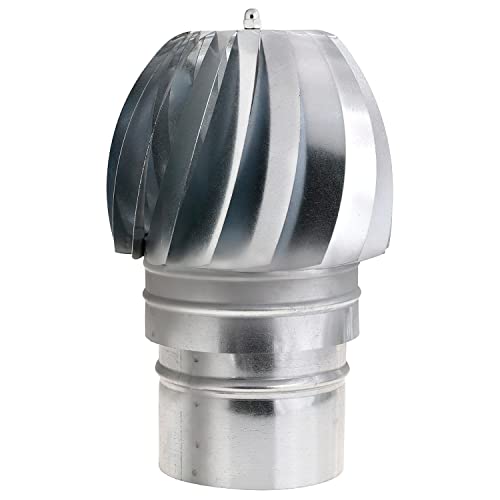 WOLFPACK LINEA PROFESIONAL - Sombrero Extractor Galvanizado para Estufa, Chimenea, Extracción de Humos, Para tubo Ø 150 mm.