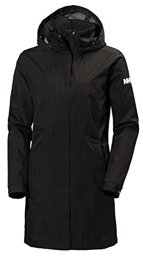 Womens Helly Hansen W Aden Long Coat, Negro, M