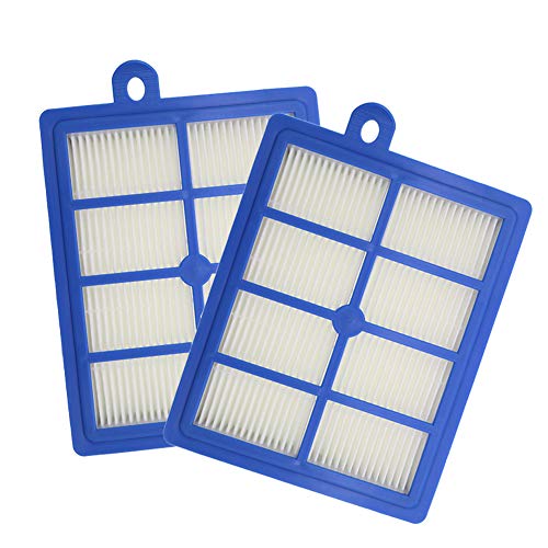 WuYan 2 piezas de repuesto para aspiradora de filtro HEPA para Electrolux lavable H12 EL4100 EL6986A EL4050 ZE346B ZUA3840P ZTI7635