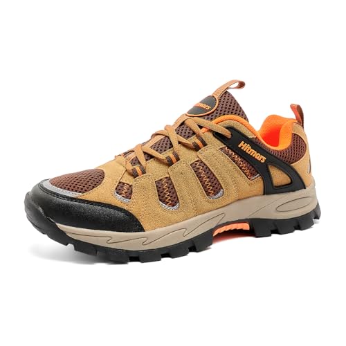 Zapatillas Trail Running Hombre Zapatillas Senderismo Mujer Trekking Zapatos Montaña Antideslizantes Transpirables F Amarillo Größe 41